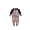 Boy&#39;s Girl Knitted Jacquard Buttoned Baby Romper